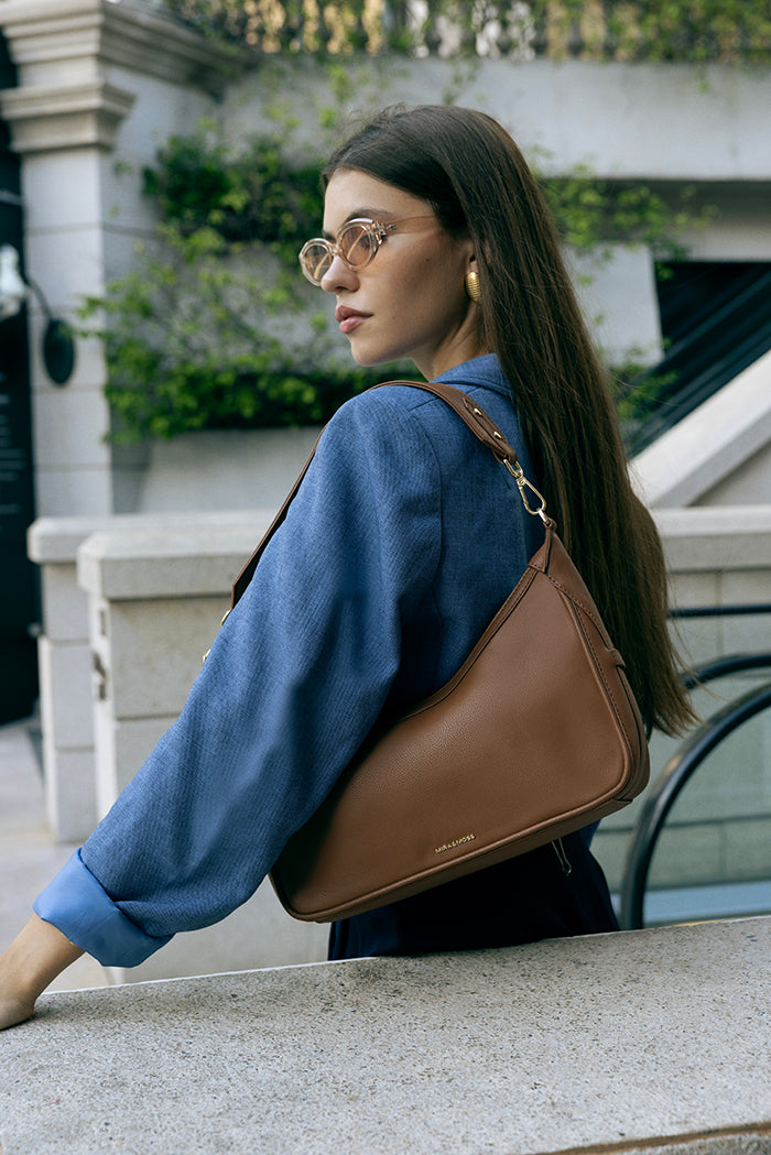 Mira & Moss Celeste Shoulder Bag - Tan