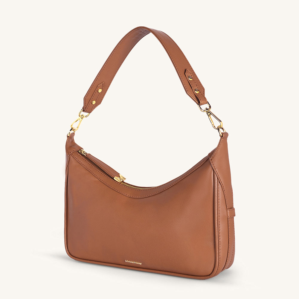 Mira & Moss Celeste Shoulder Bag - Tan