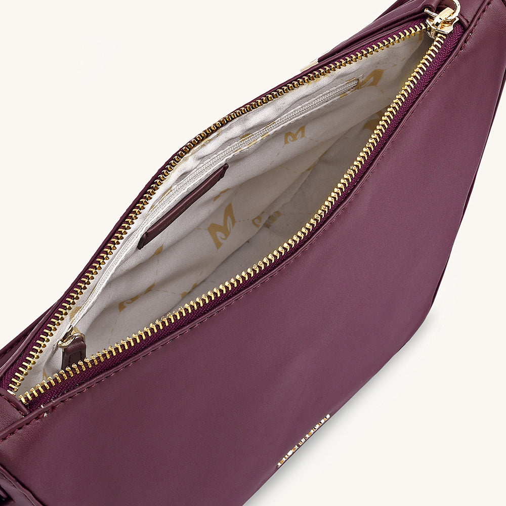 Mira & Moss Marceline Shoulder  Bag - Plum
