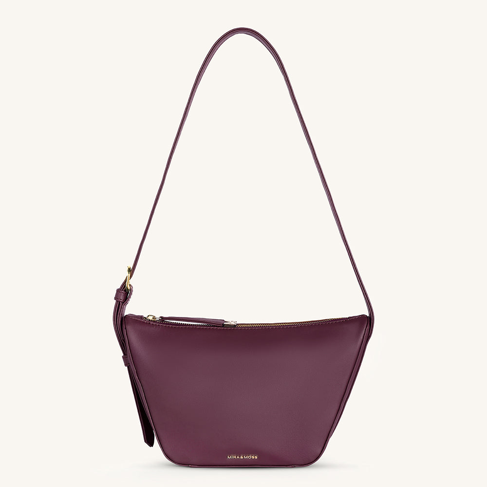 Mira & Moss Marceline Shoulder  Bag - Plum