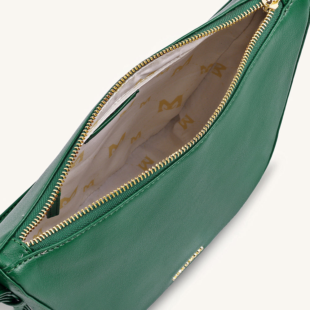 Mira & Moss Marceline Shoulder  Bag - Malachite Green