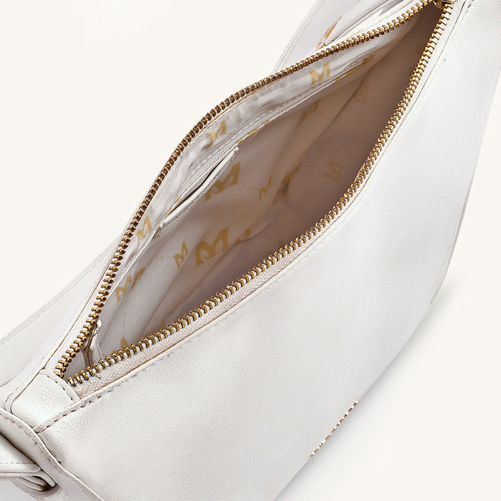 Mira & Moss Marceline Shoulder  Bag - Ivory