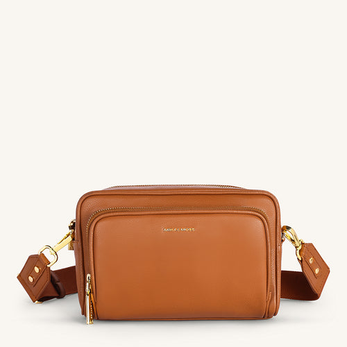 Mira & Moss Lucienne Crossbody Bag - Tan