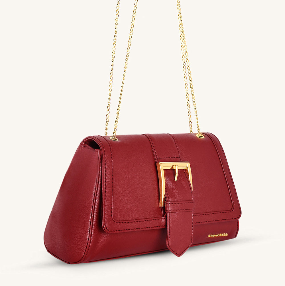 Mira & Moss Adrienne Crossbody Bag - Garnet Red