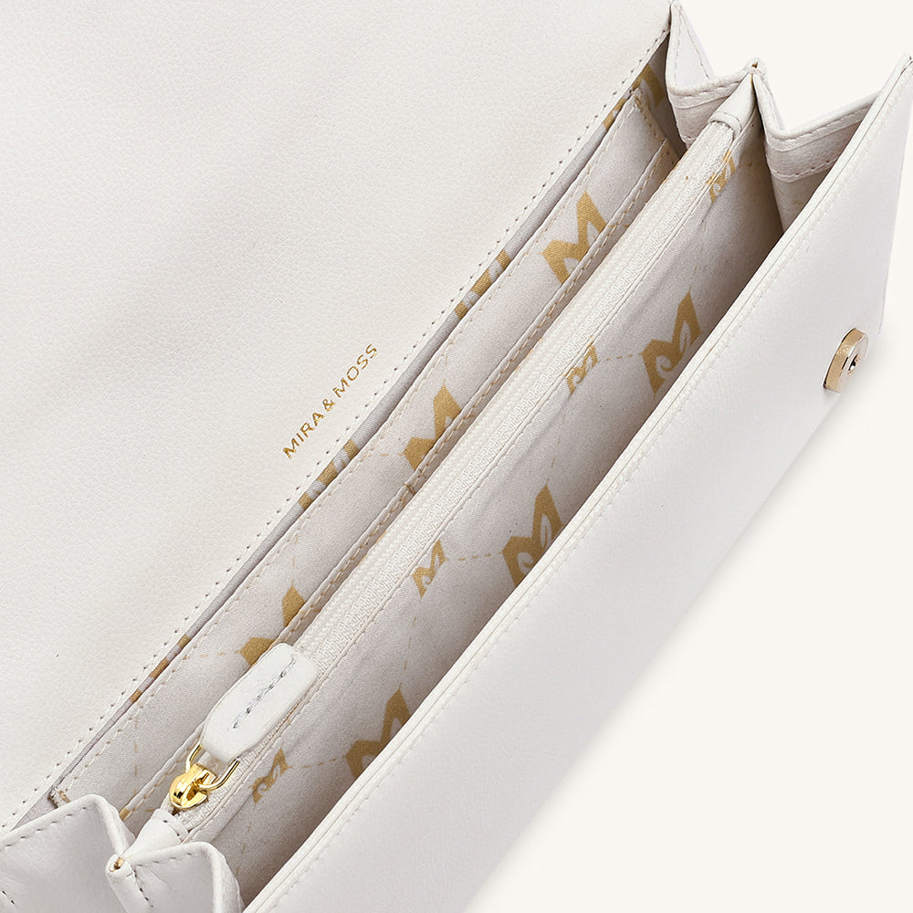 Mira & Moss Delphine Crossbody Bag - Ivory