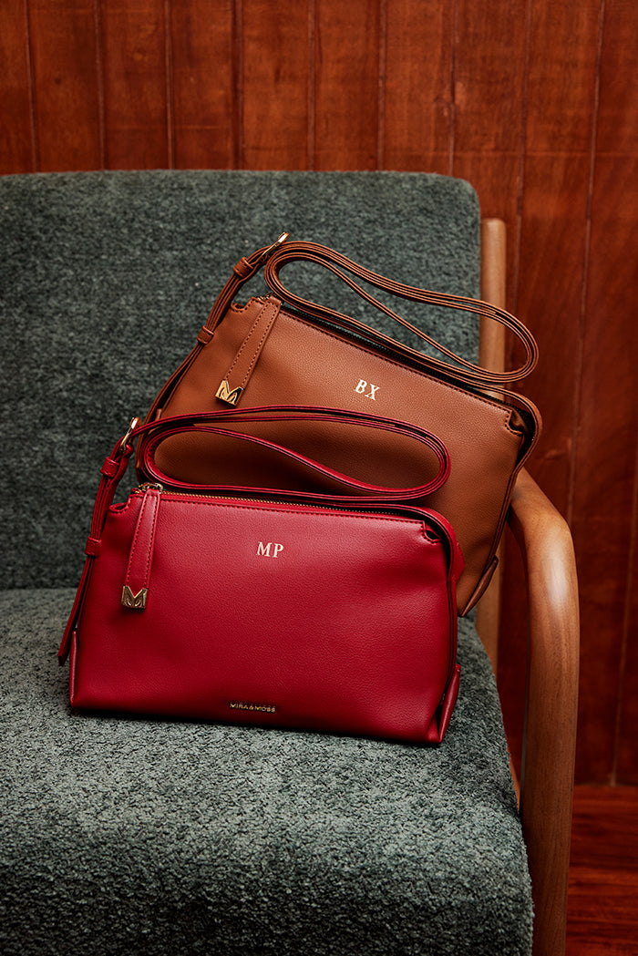 Mira & Moss Audrey Crossbody Bag - Tan