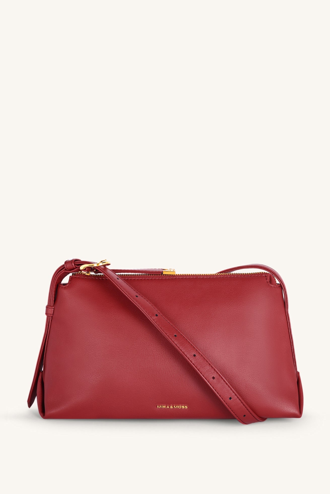 Mira & Moss Audrey Crossbody Bag - Garnet Red