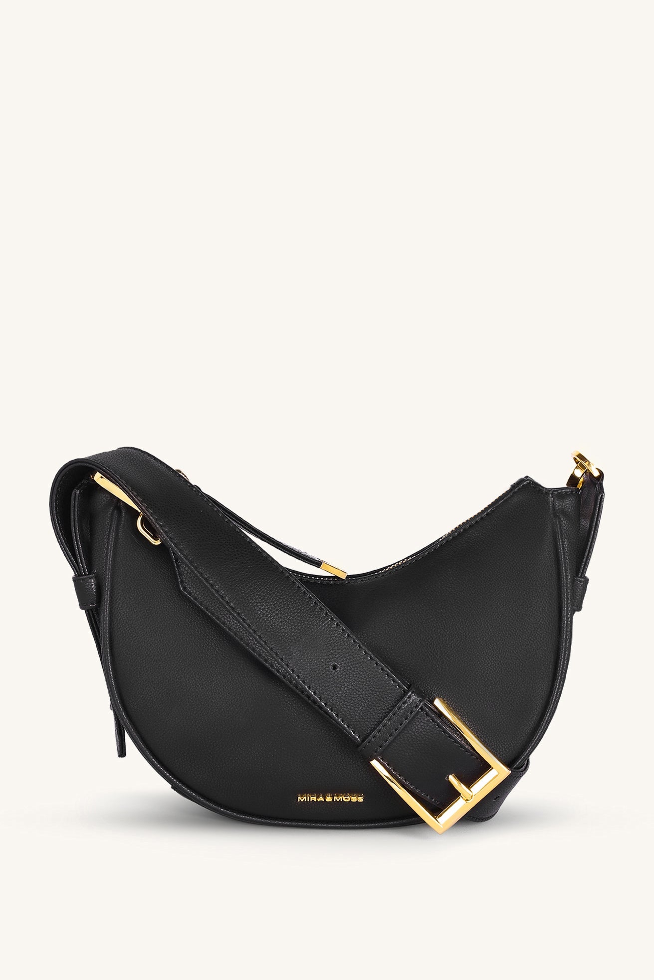 Mira & Moss Sabine Crescent Crossbody Bag - Black