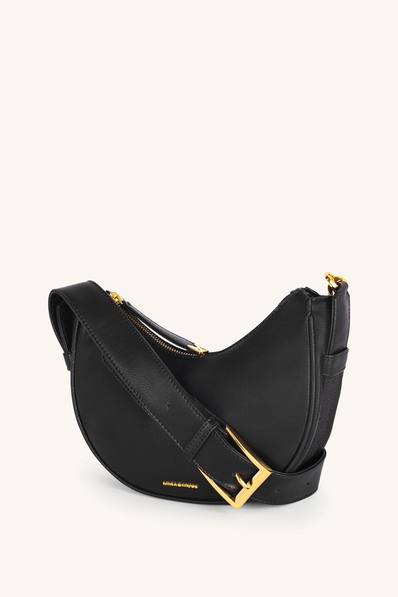 Mira & Moss Sabine Crescent Crossbody Bag - Black