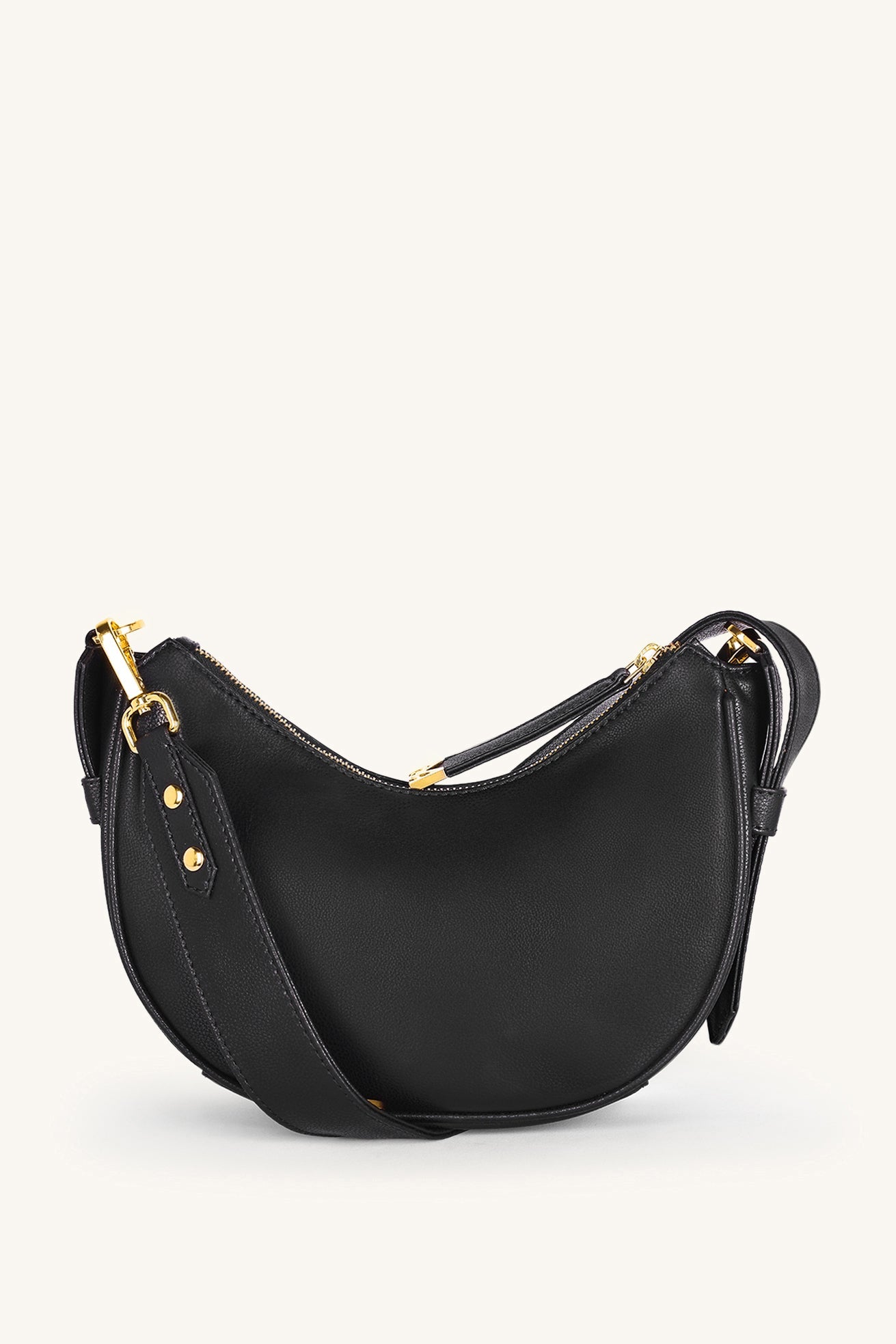 Mira & Moss Sabine Crescent Crossbody Bag - Black