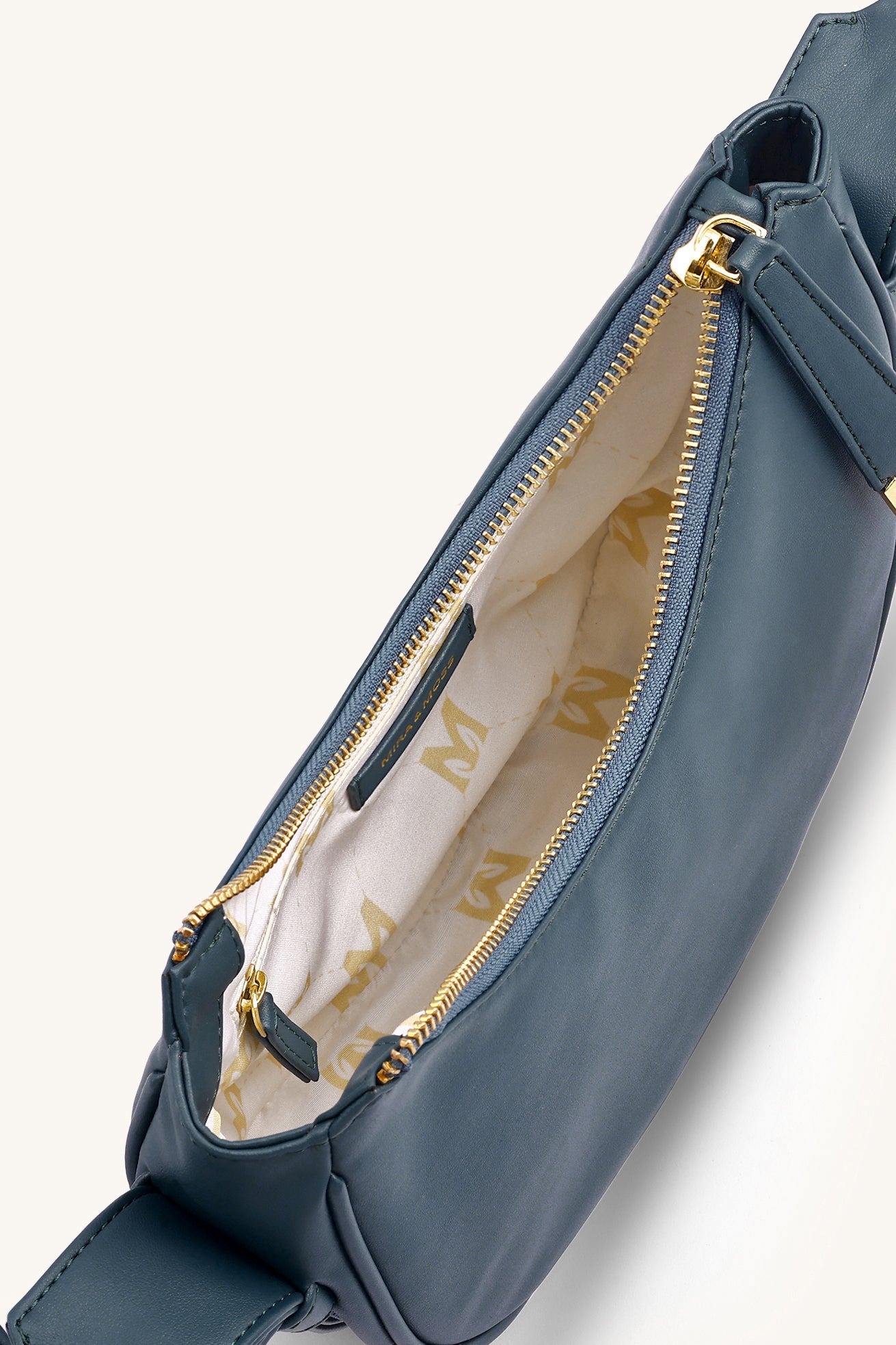 Mira & Moss Sabine Crescent Crossbody Bag - Pine Teal