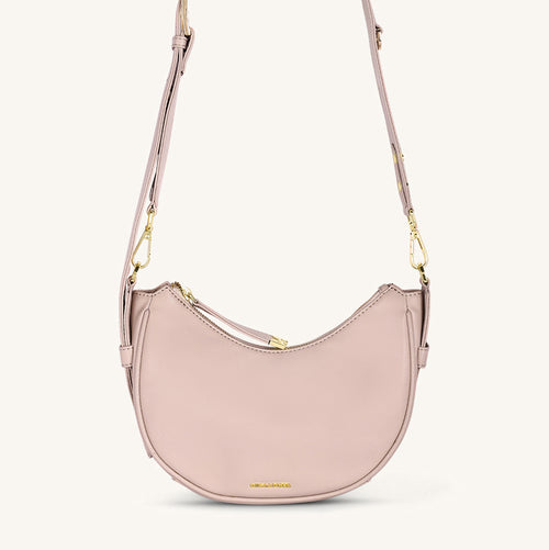 Mira & Moss Sabine Crescent Crossbody Bag - Transcendent Pink