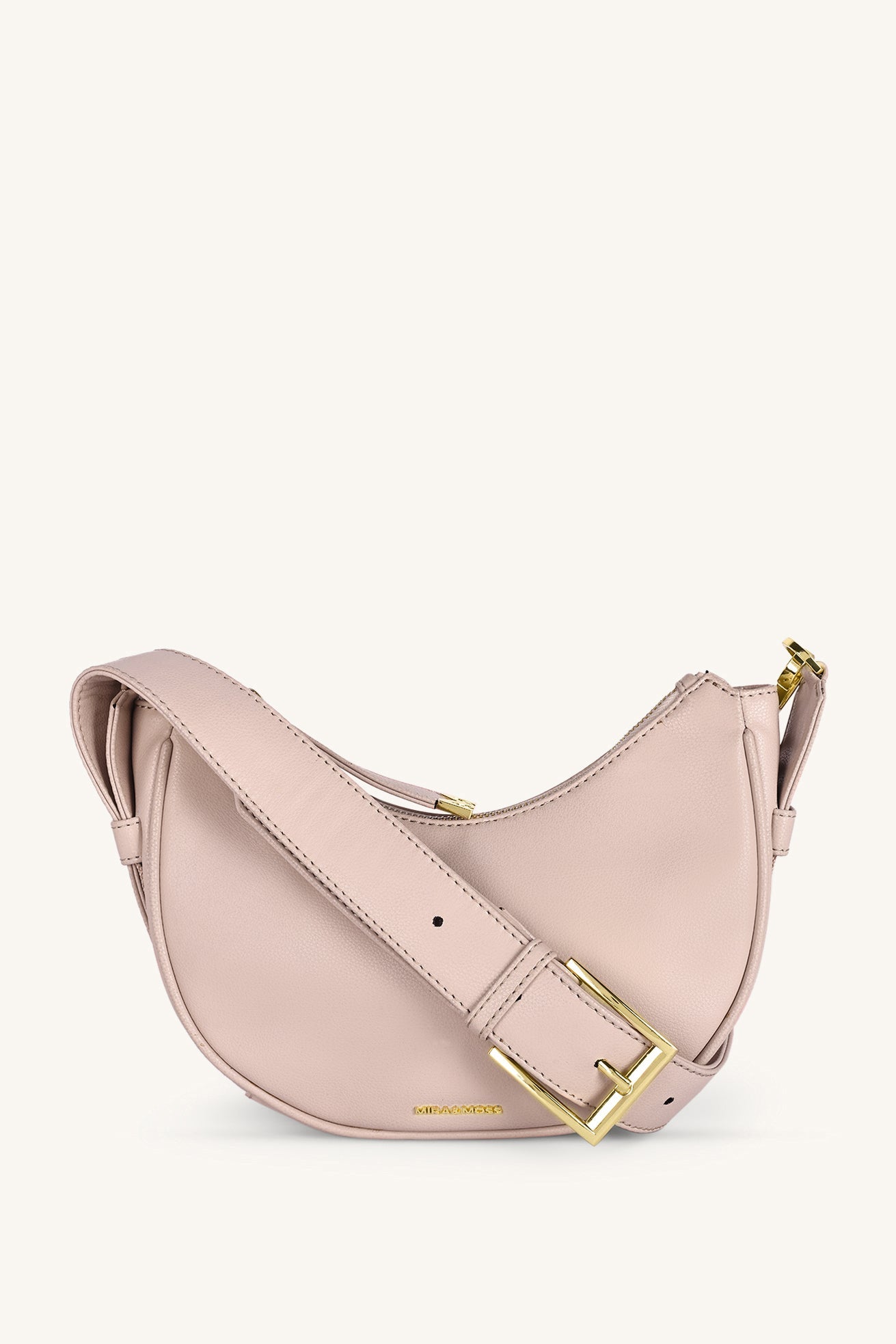 Mira & Moss Sabine Crescent Crossbody Bag - Transcendent Pink