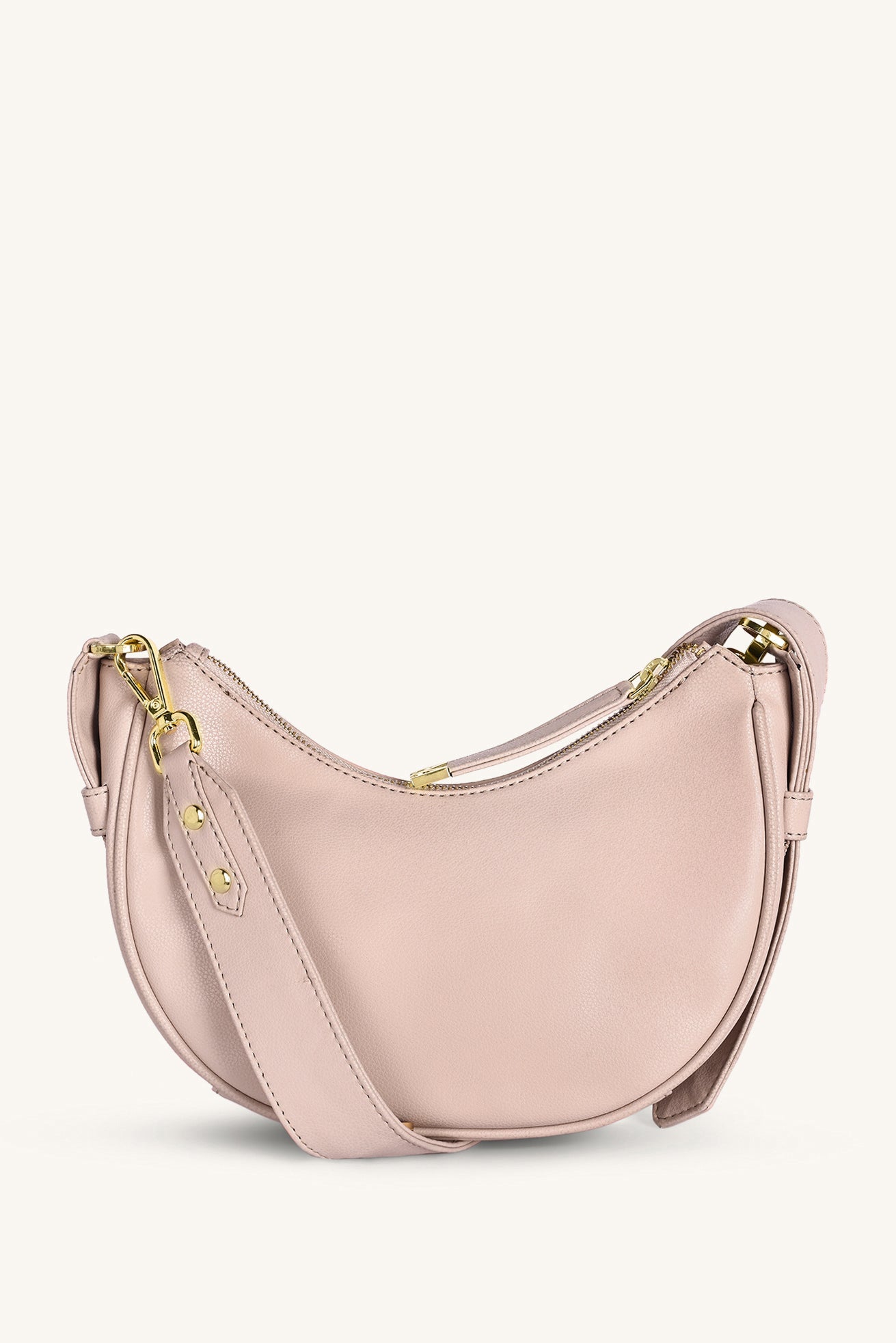 Mira & Moss Sabine Crescent Crossbody Bag - Transcendent Pink