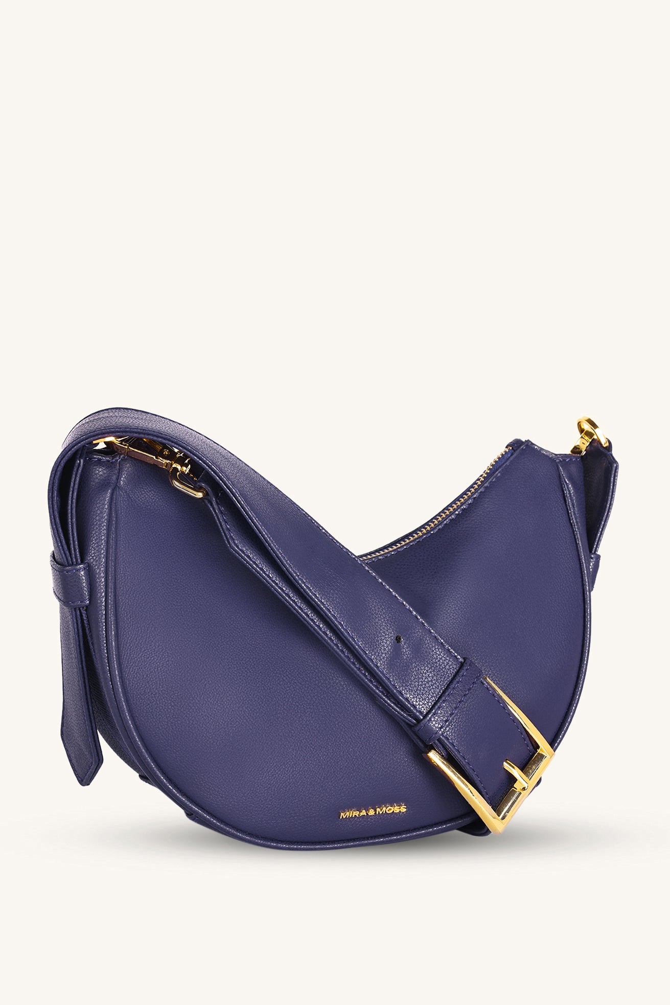 Mira & Moss Sabine Crescent Crossbody Bag - Future Dusk
