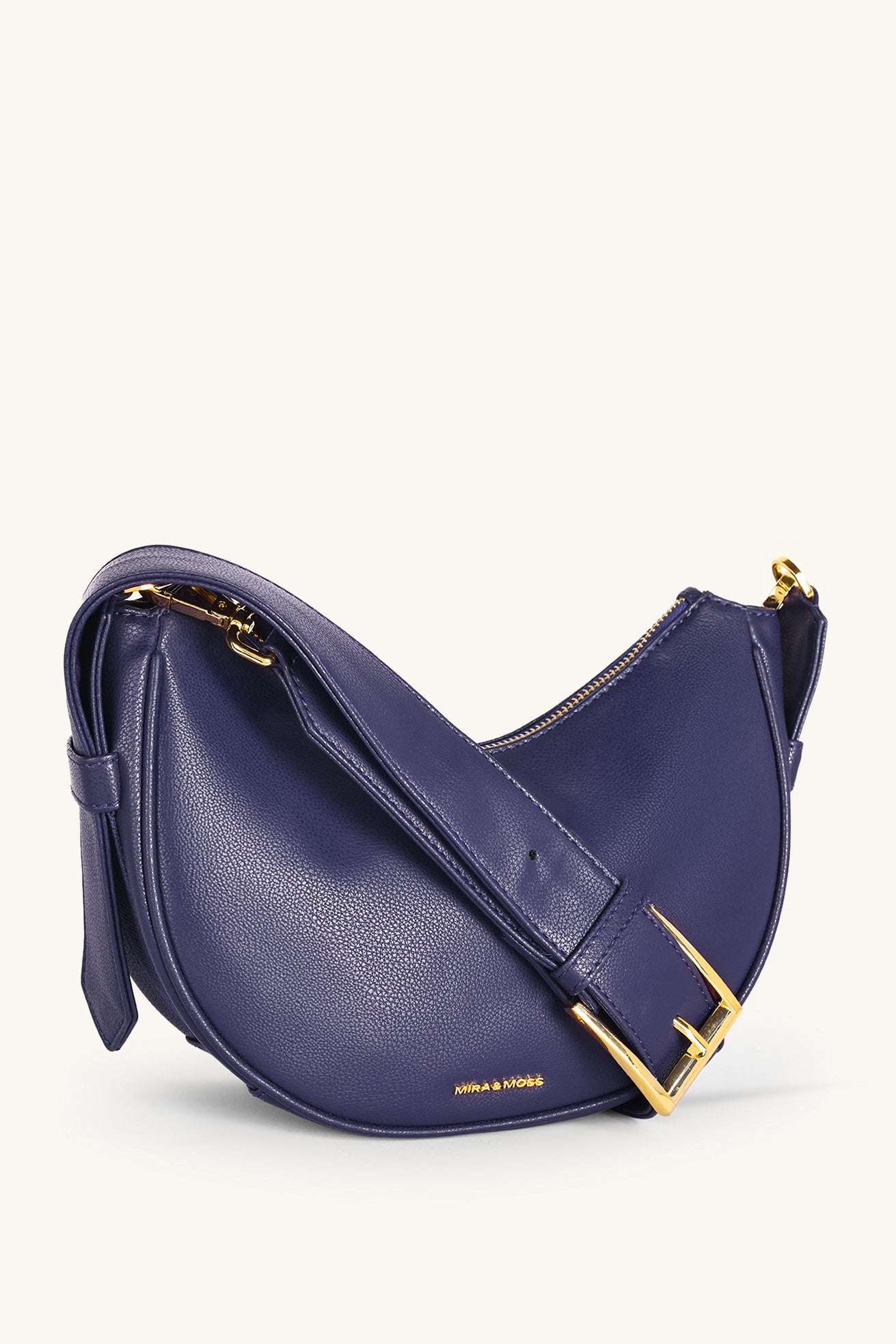 Mira & Moss Sabine Crescent Crossbody Bag - Future Dusk