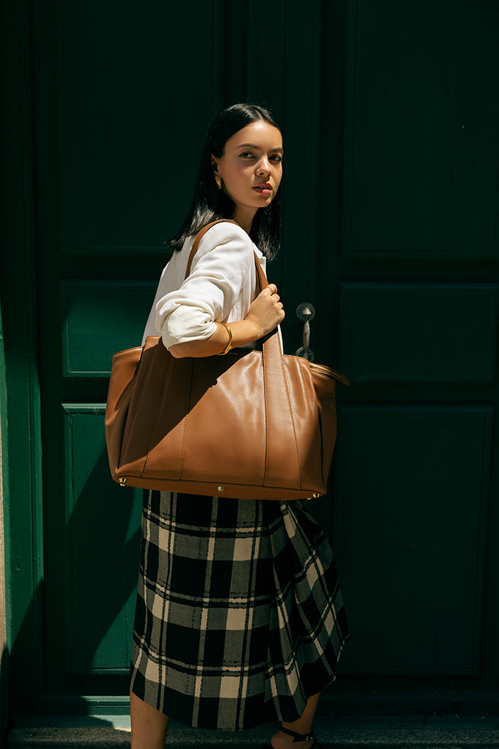 Mira & Moss Victoria Tote Bag - Tan