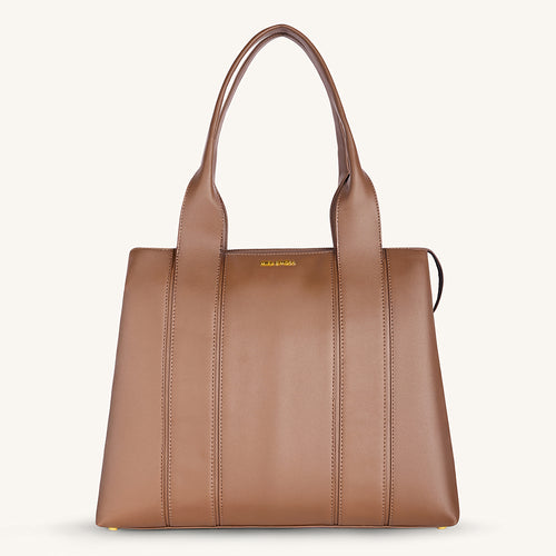 Mira & Moss Laurel Tote Bag - Chocolate Latte