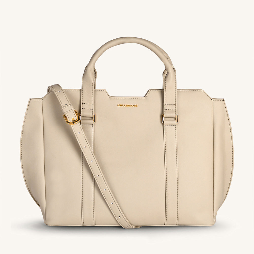 Mira & Moss Sabine Crossbody Bag - Light Taupe