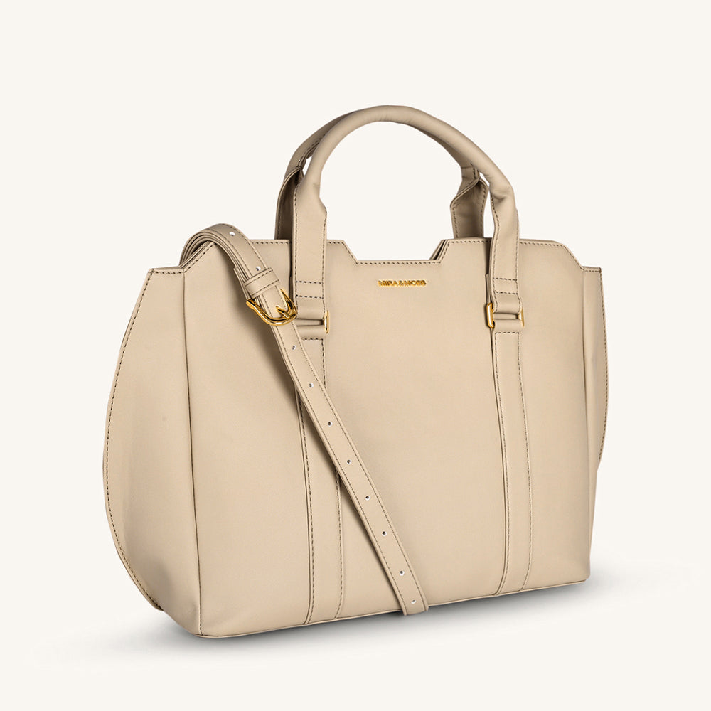 Mira & Moss Sabine Crossbody Bag - Light Taupe