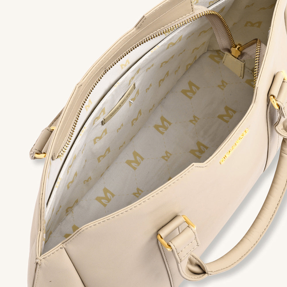 Mira & Moss Sabine Crossbody Bag - Light Taupe