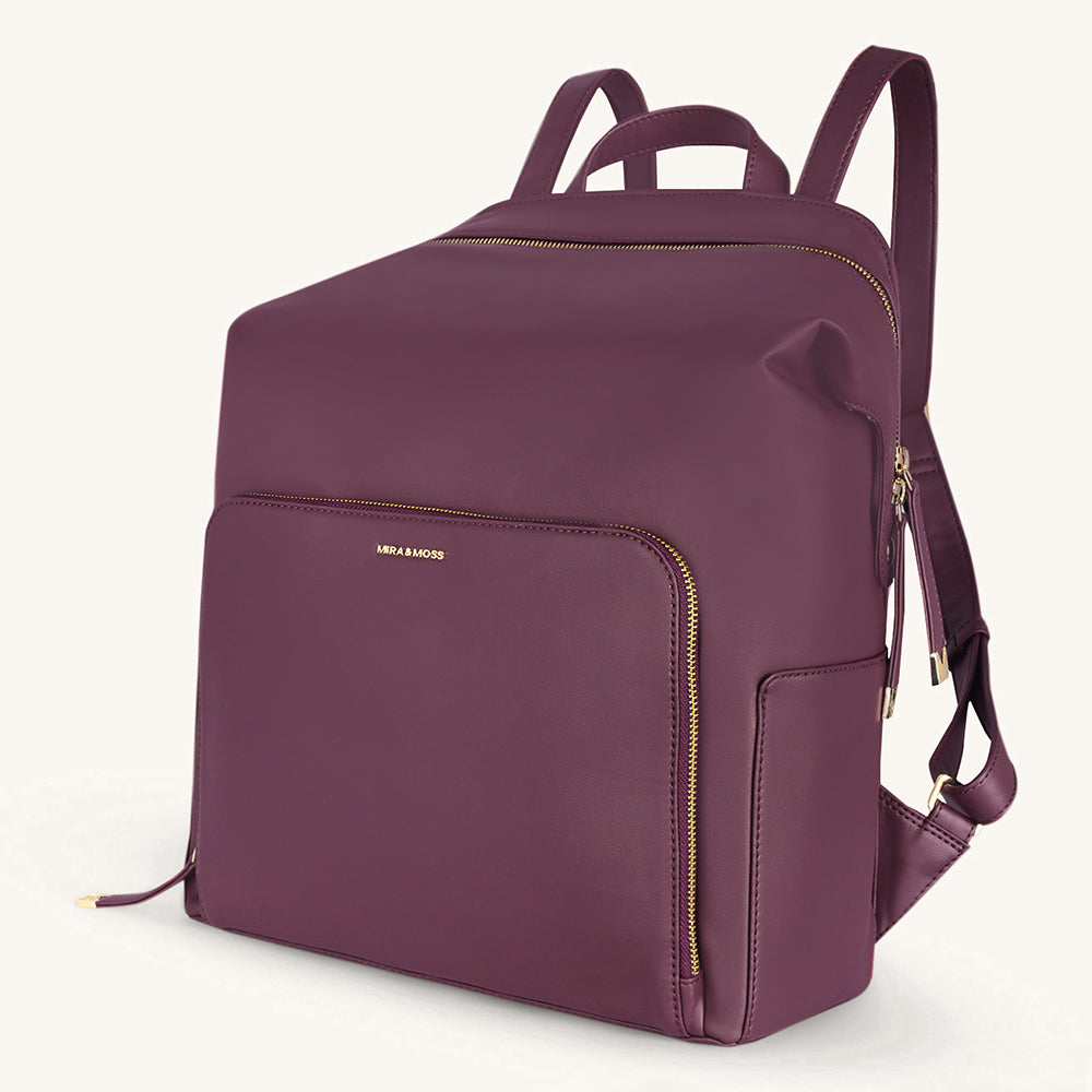 Mira & Moss Harper Backpack - Plum
