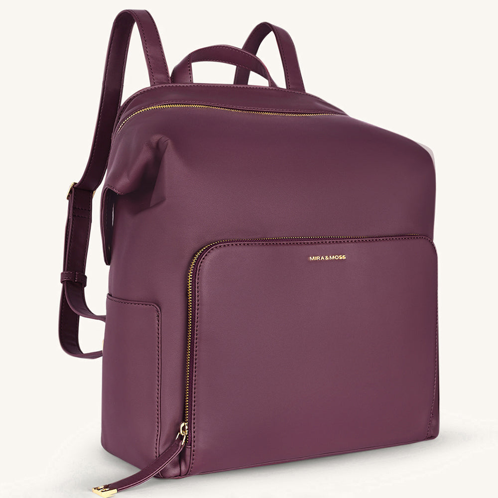 Mira & Moss Harper Backpack - Plum