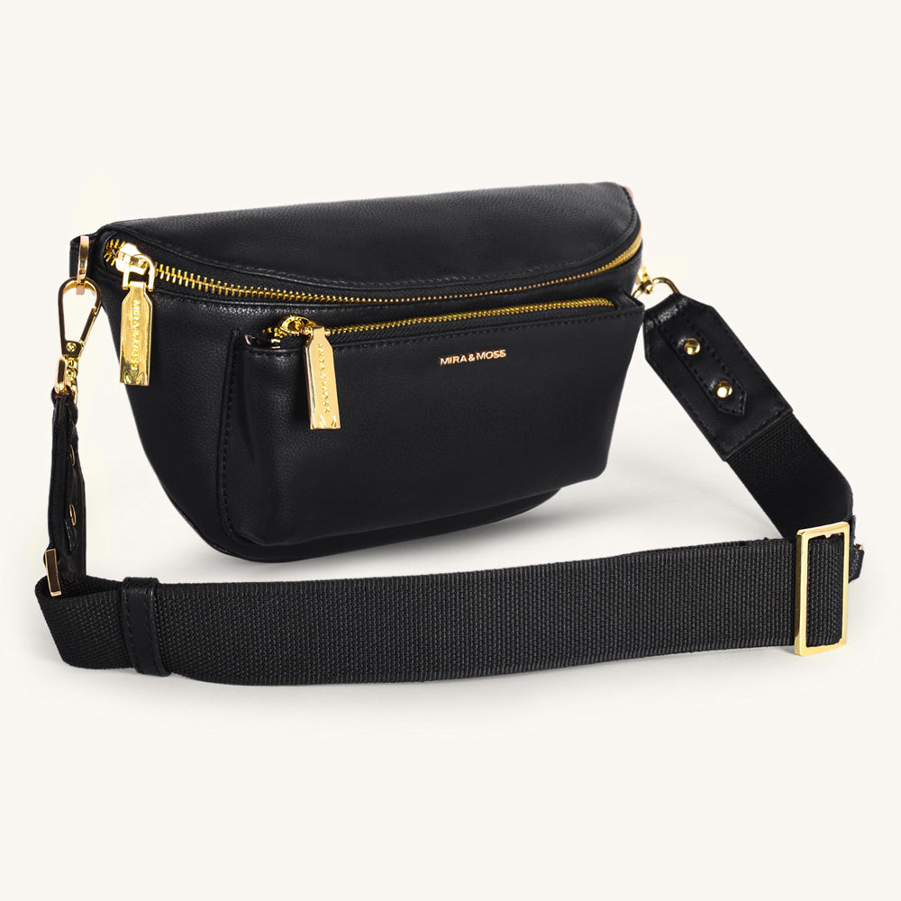 Mira & Moss Blair Fanny Bag - Black