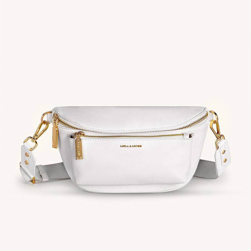 Mira & Moss Blair Fanny Bag - Ivory