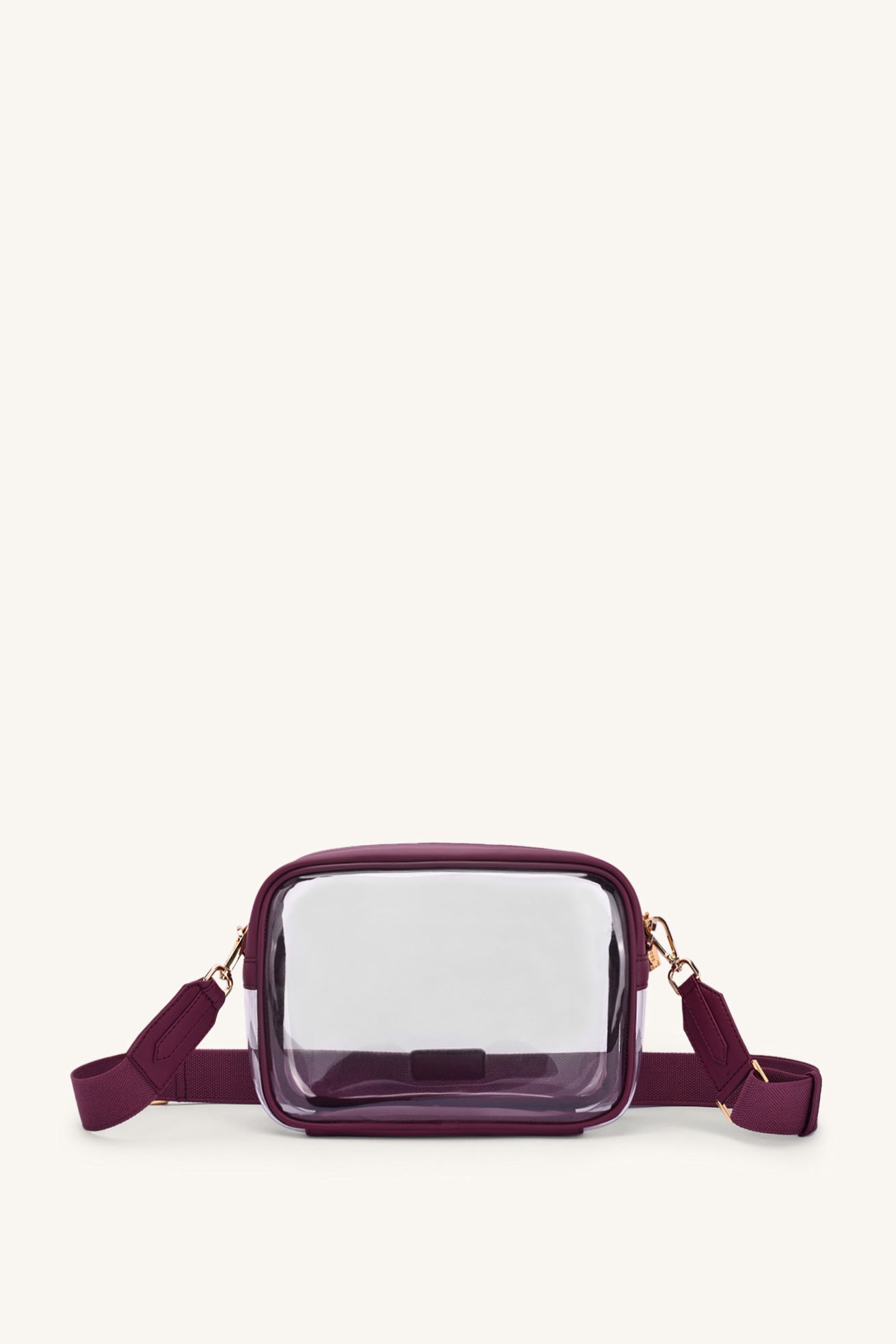Mira & Moss Cleo Clear Bag - Plum