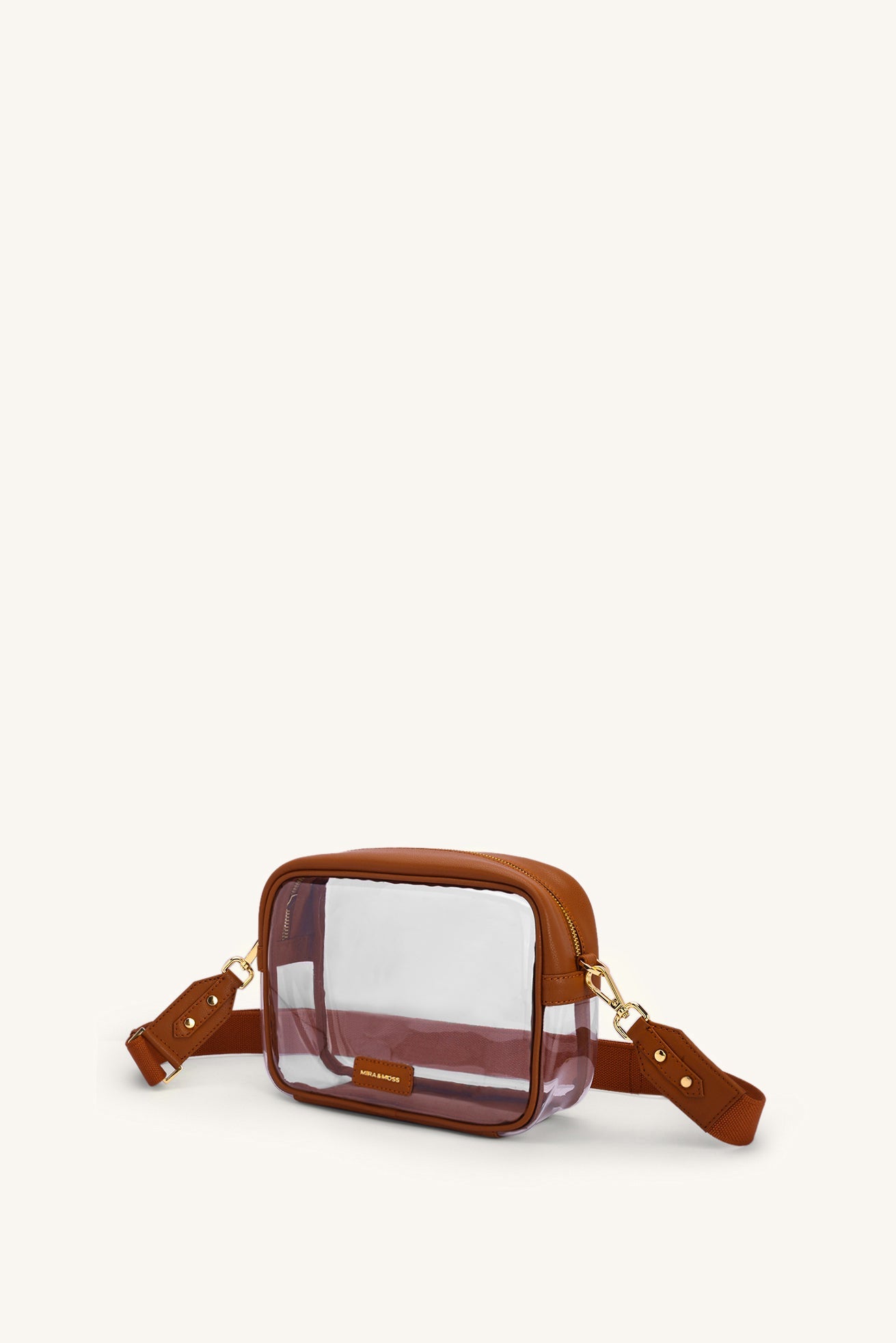 Mira & Moss Cleo Clear Bag - Tan