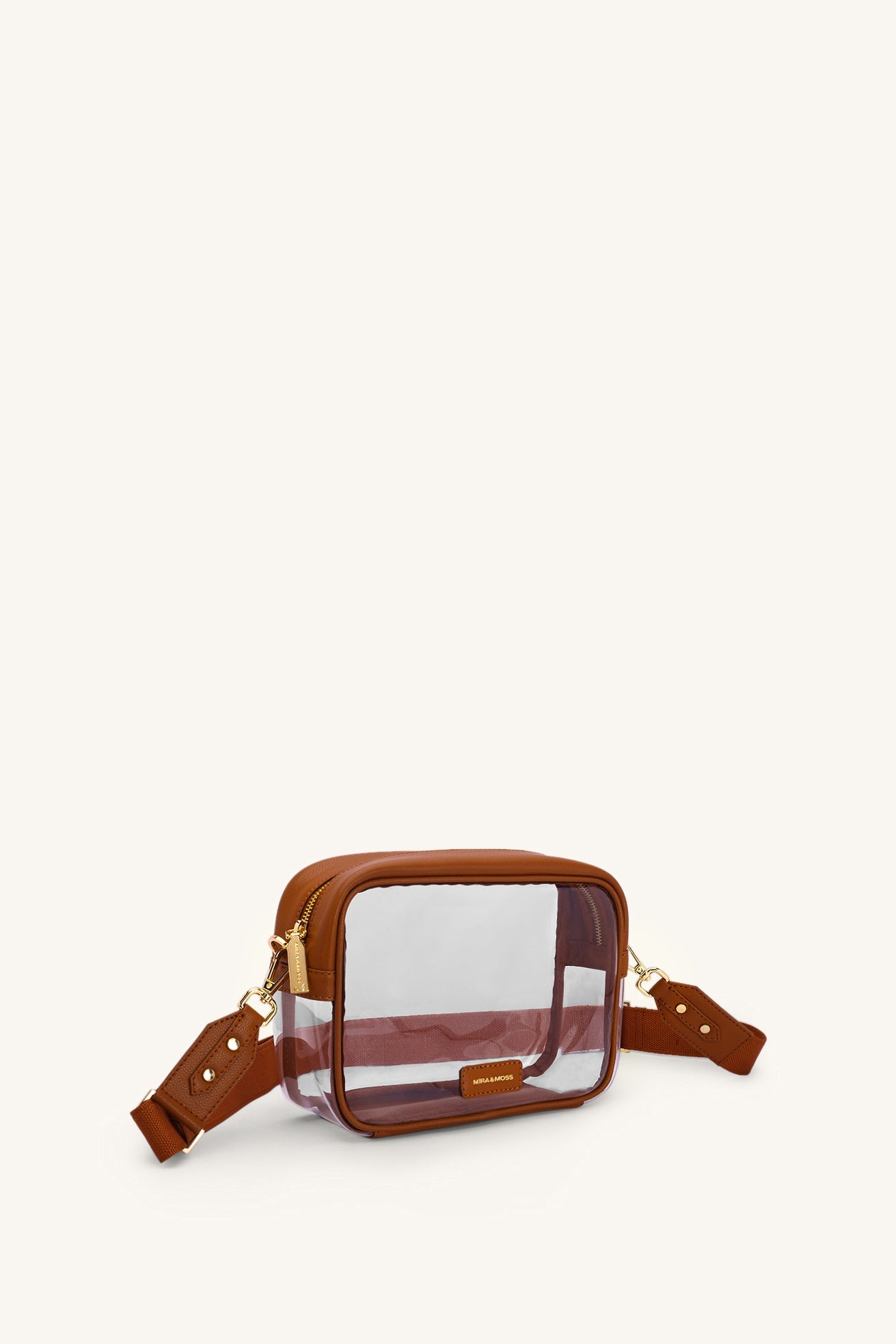 Mira & Moss Cleo Clear Bag - Tan