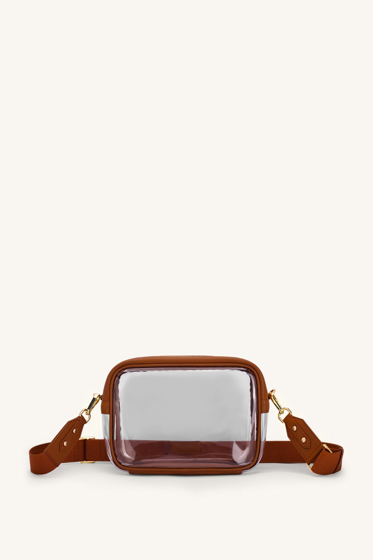 Mira & Moss Cleo Clear Bag - Tan