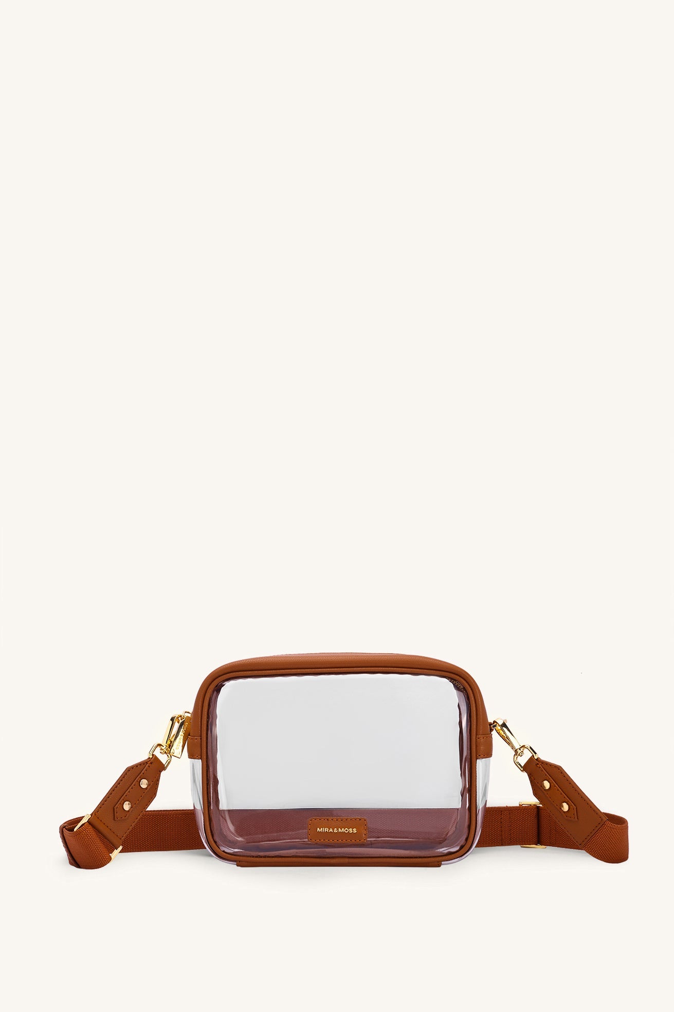 Mira & Moss Cleo Clear Bag - Tan