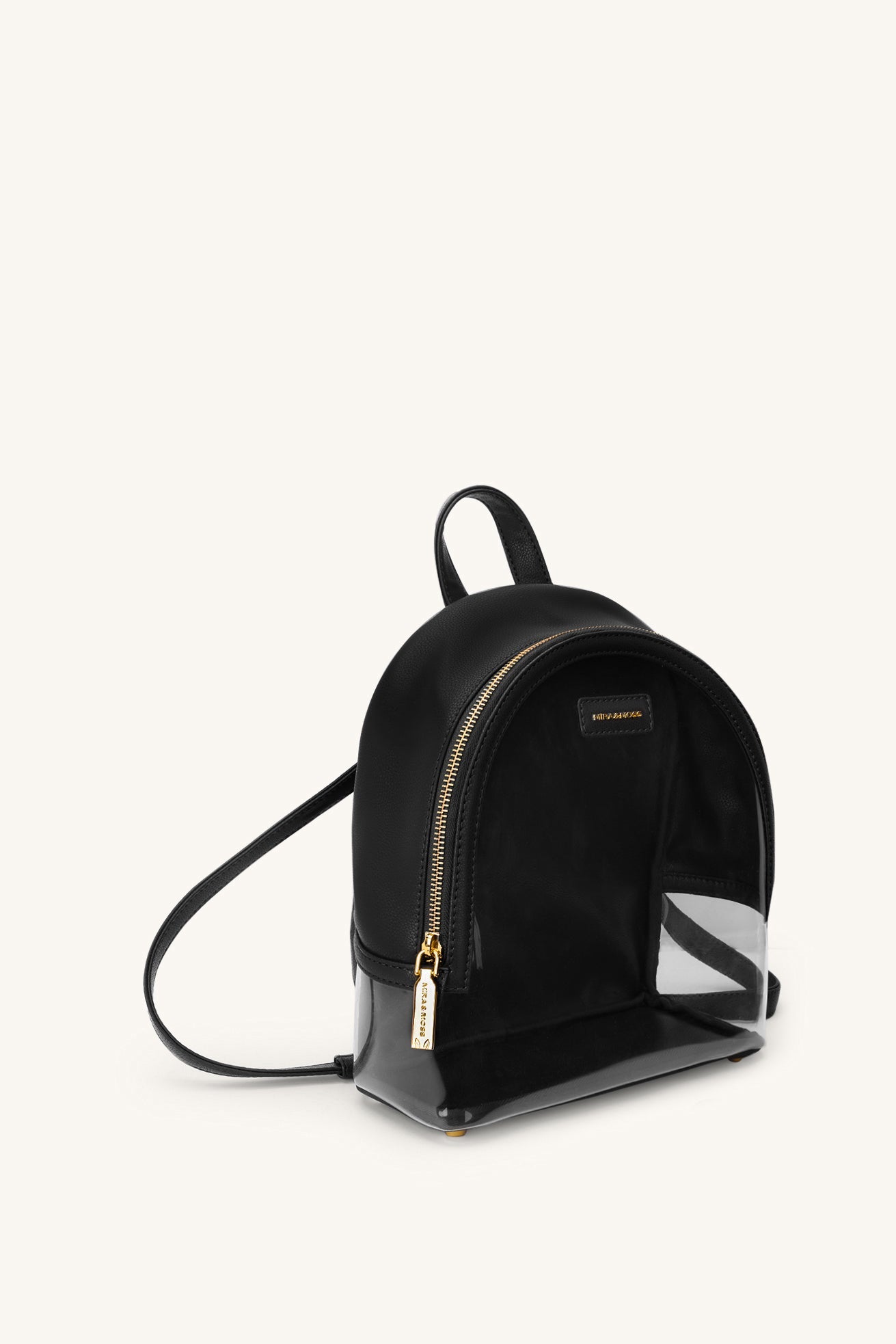 Mira & Moss Francine Clear Backpack - Black