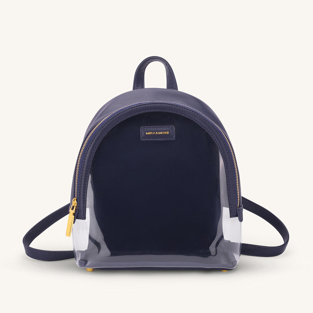 Mira & Moss Francine Clear Backpack - Future Dusk