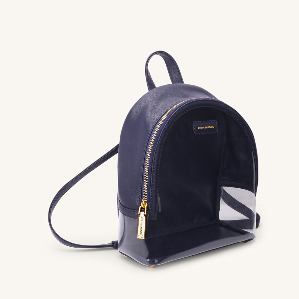 Mira & Moss Francine Clear Backpack - Future Dusk