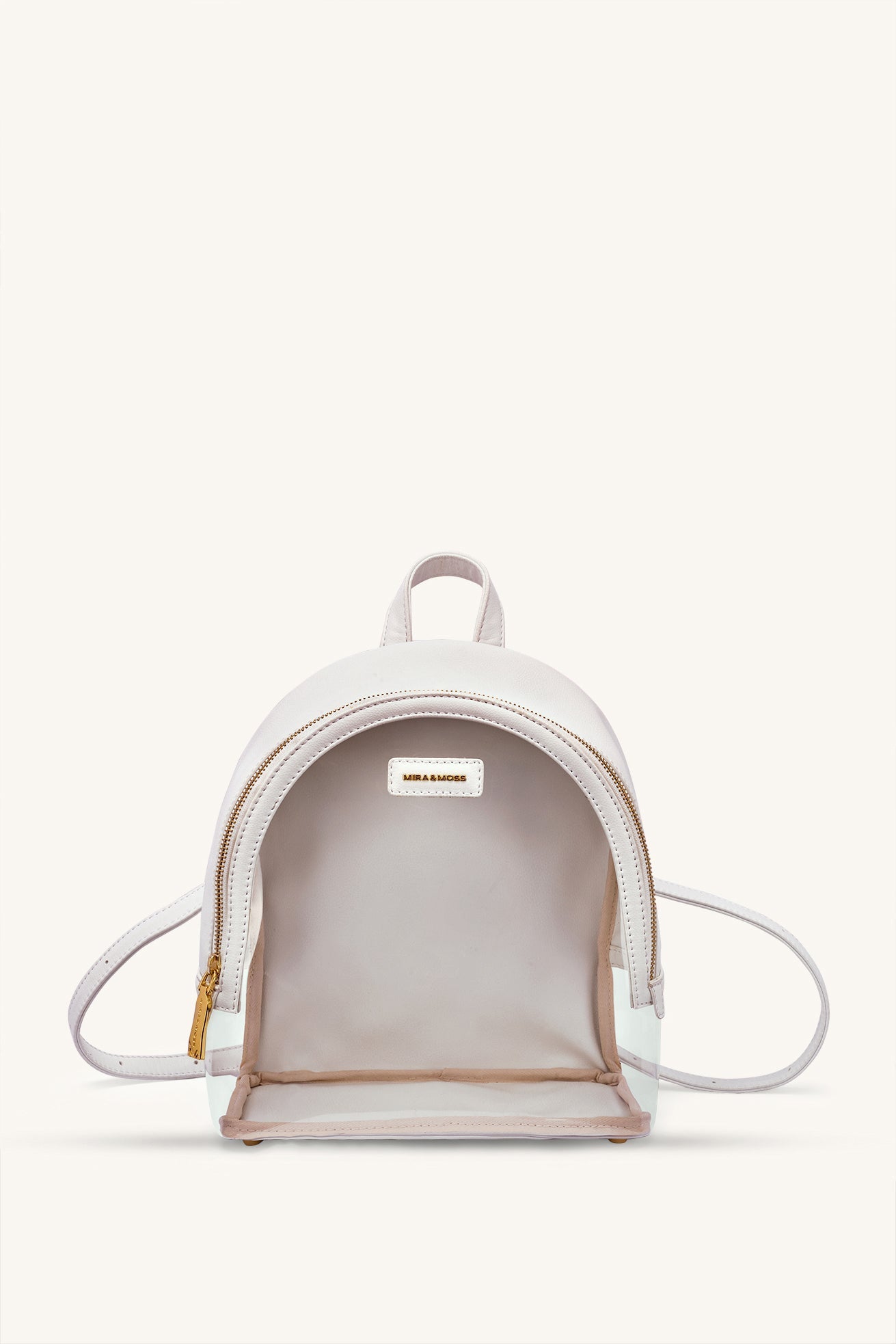 Mira & Moss Francine Clear Backpack - Ivory