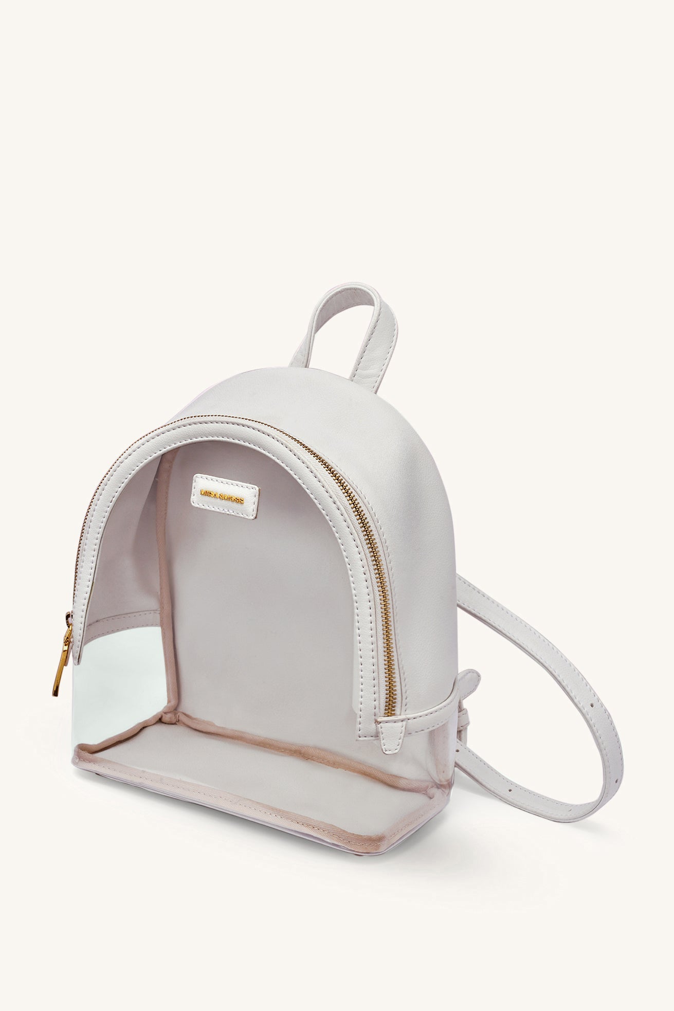 Mira & Moss Francine Clear Backpack - Ivory