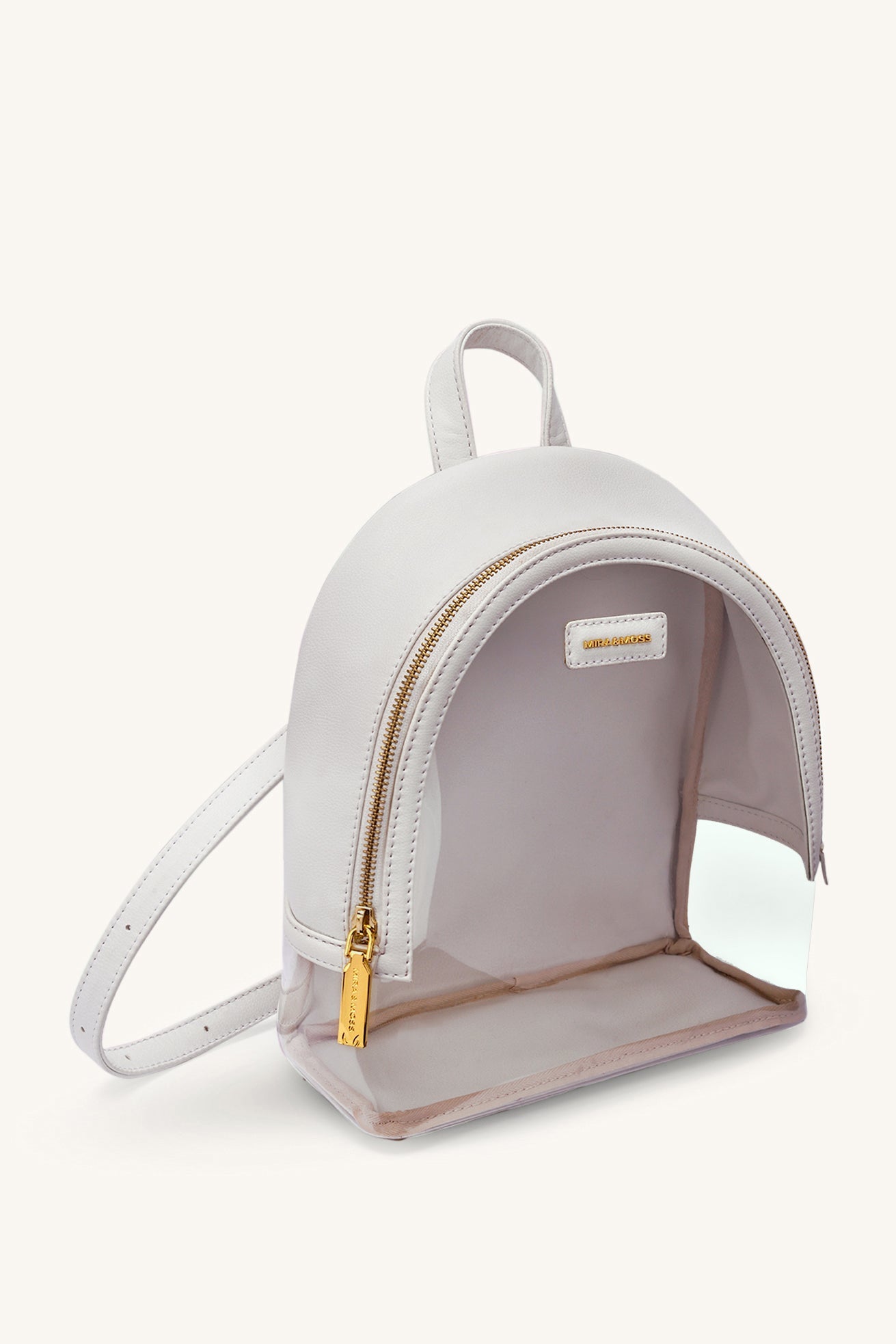Mira & Moss Francine Clear Backpack - Ivory