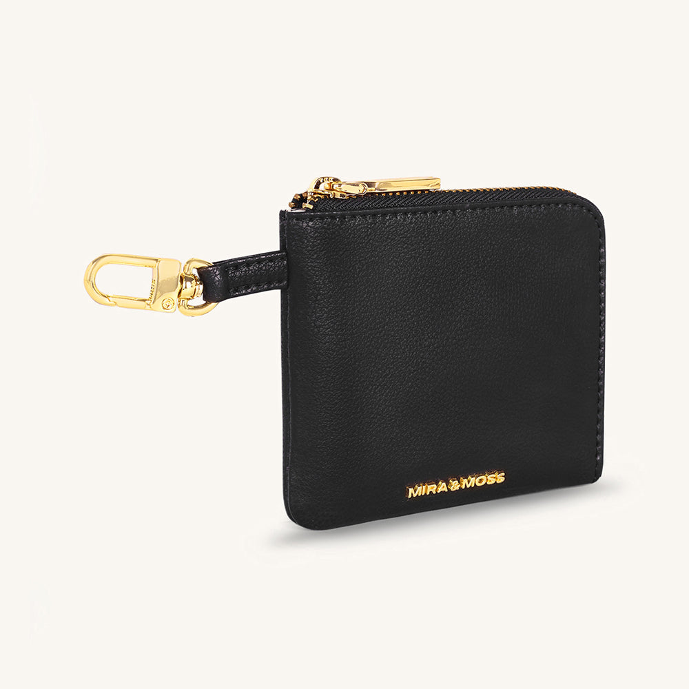 Mira & Moss Nova Compact Wallet - Black