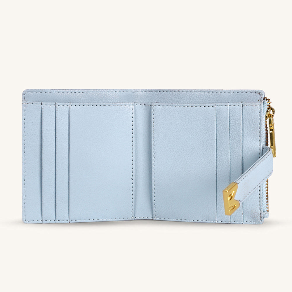 Mira & Moss Regina Compact Wallet - Ice Blue