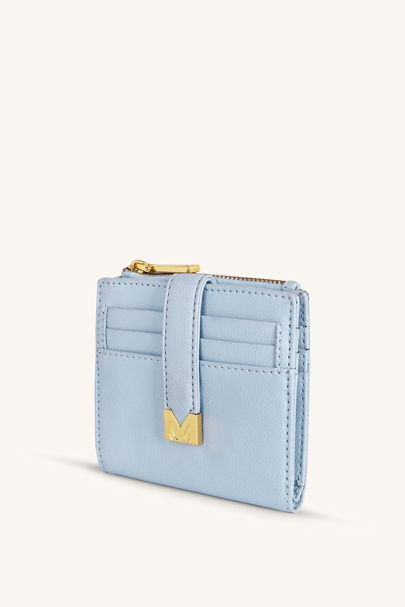Mira & Moss Regina Compact Wallet - Ice Blue