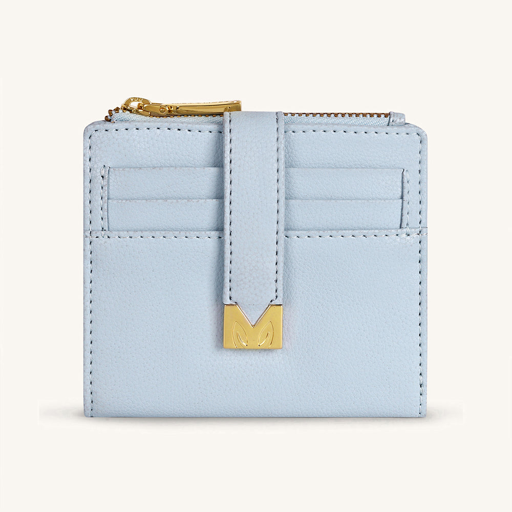 Mira & Moss Regina Compact Wallet - Ice Blue