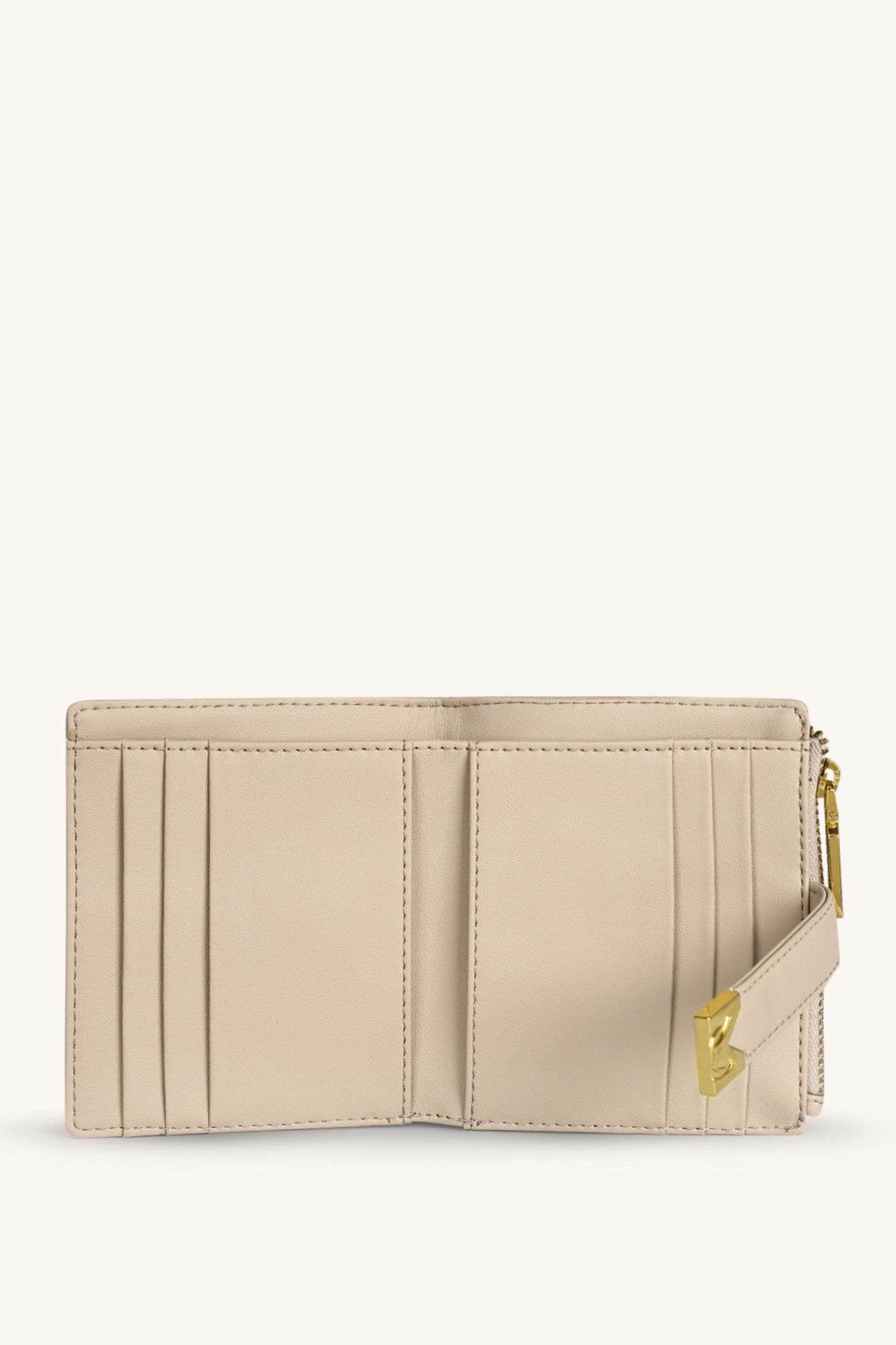 Mira & Moss Regina Compact Wallet - Light Taupe