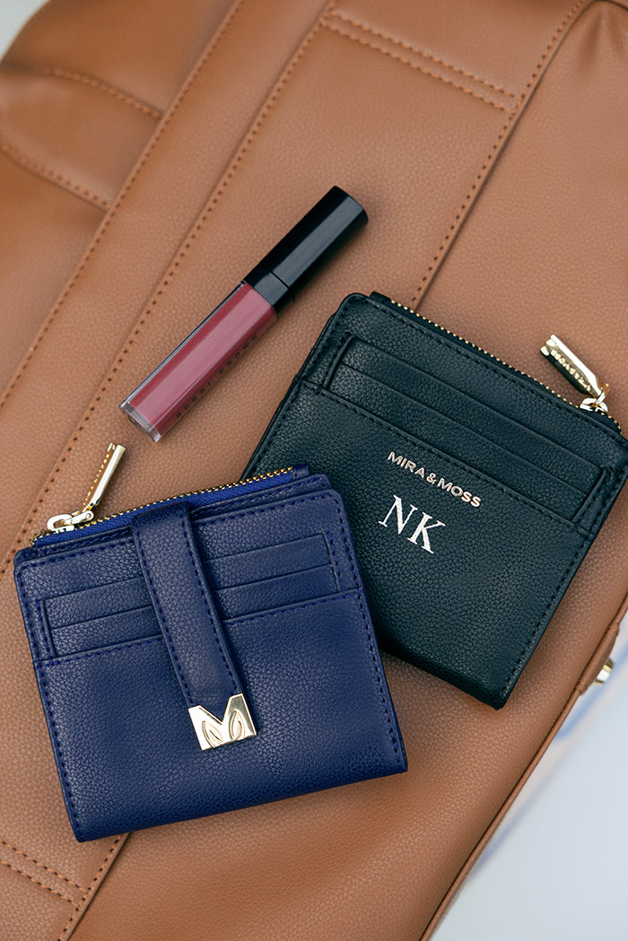Mira & Moss Regina Compact Wallet - Black