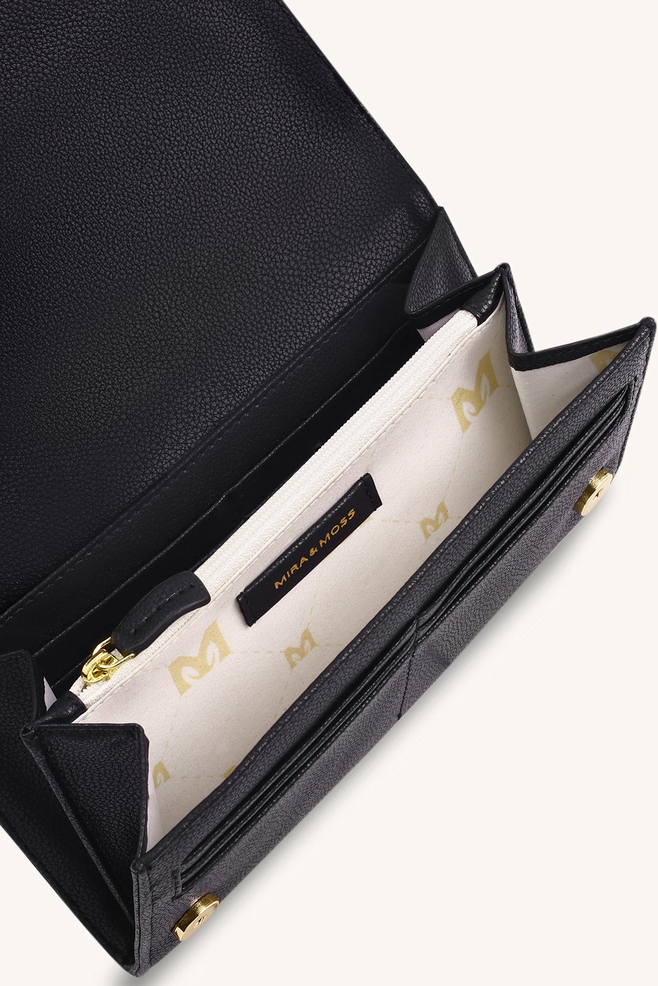 Mira & Moss Napa Long Wallet - Black