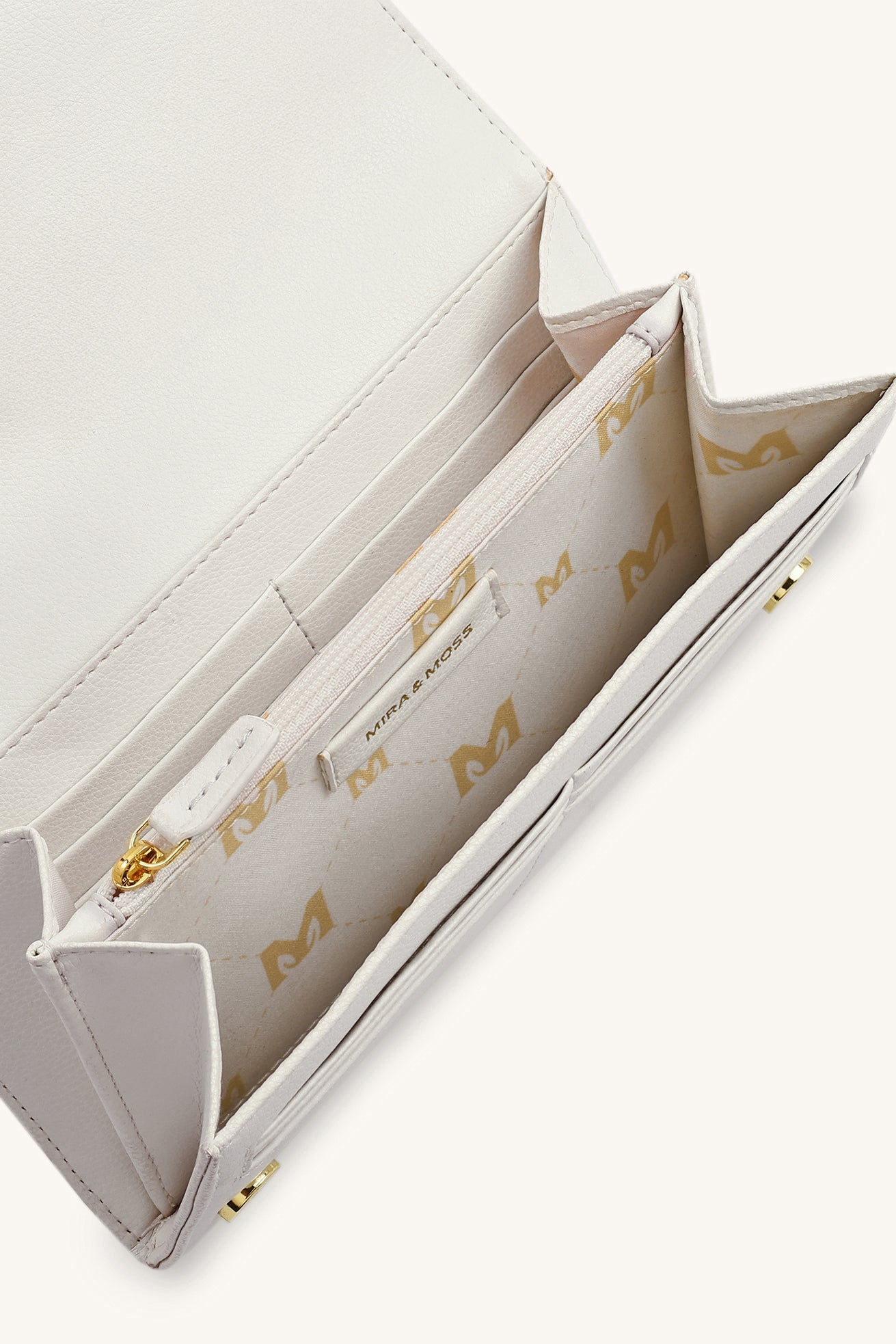 Mira & Moss Napa Long Wallet - Ivory