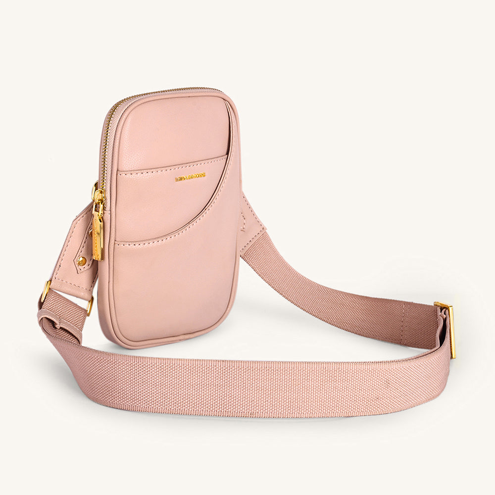 Mira & Moss Iris Mini-Crossbody Bag - Transcendent Pink
