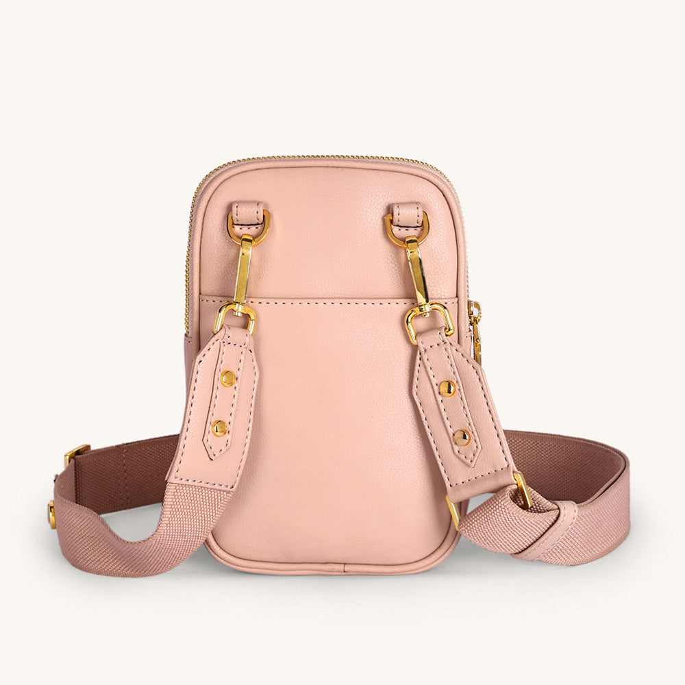 Mira & Moss Iris Mini-Crossbody Bag - Transcendent Pink